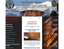 Tablet Screenshot of oldtreegunblanks.com